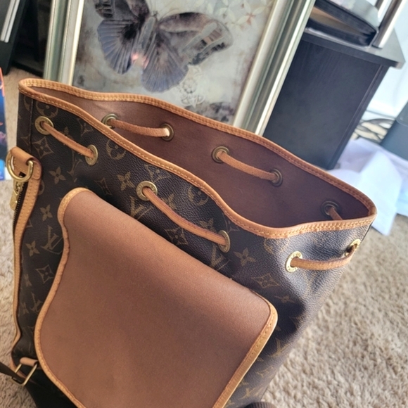 💯 AUTHENTIC LOUIS VUITTON Monogram Canvas Sac a Bosphore Backpack - Picture 7 of 13